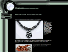 Tablet Screenshot of blinginbeads.com